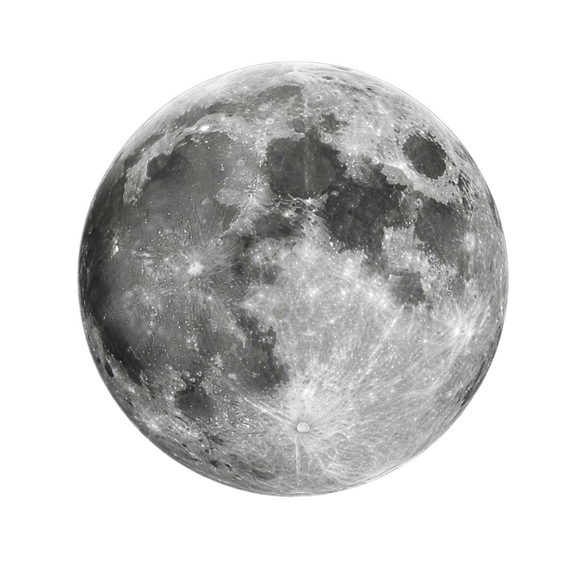 Full moon with detailed craters